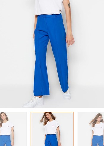 Mavi Salaş Kesim  Denim Pantolon - Görsel 2