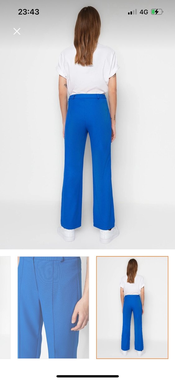 Mavi Salaş Kesim  Denim Pantolon - Görsel 3