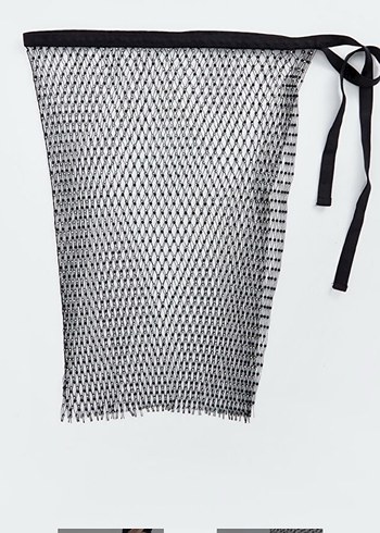 Siyah Desenli pileli Paro - Görsel 2