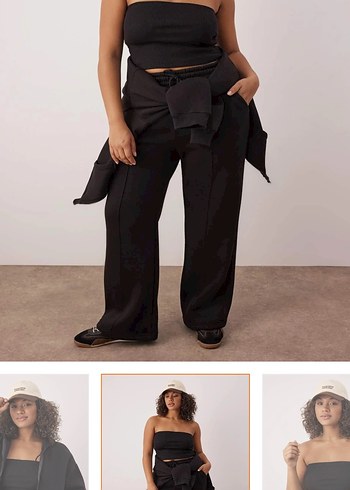 Kadın Siyah üçlü polarlı eşofman takımı - Görsel 3