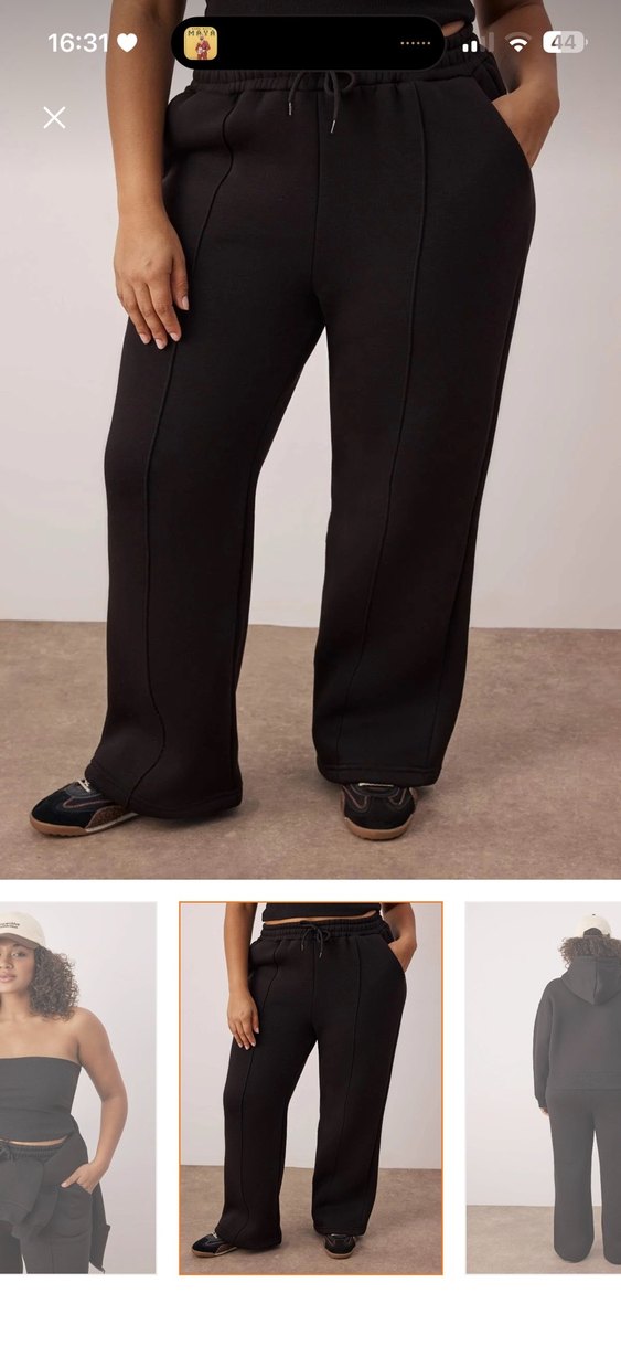 Kadın Siyah üçlü polarlı eşofman takımı - Görsel 4