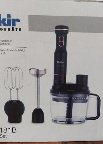 Fakir SMS 4181B Siyah Blender Seti - Görsel 7
