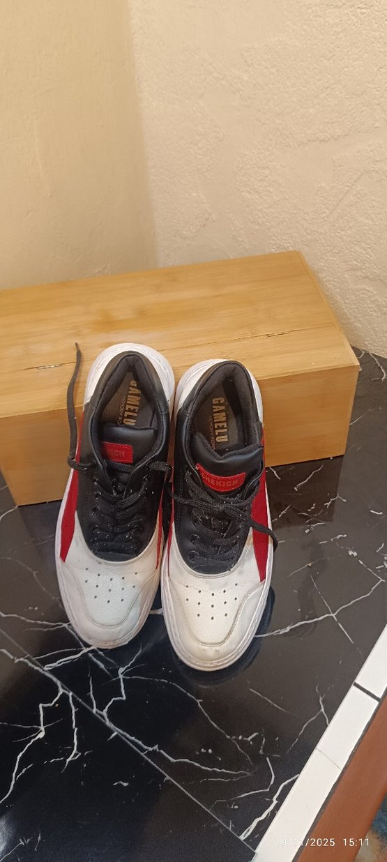 Kadın Siyah Beyaz Spor Ayakkabı - Görsel 2