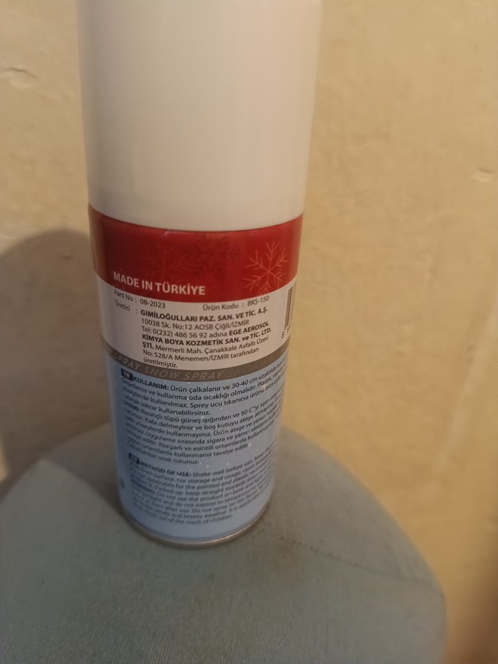 Kar Spreyi Beyaz Tıraş Köpüğü - Görsel 2