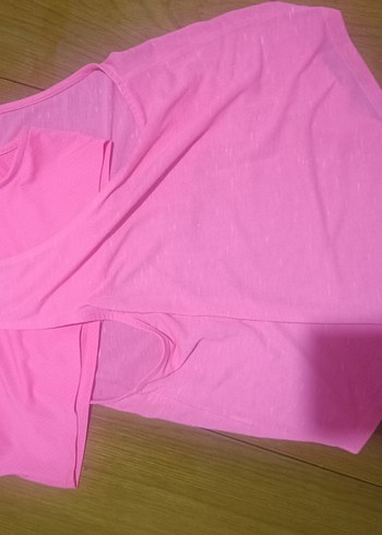 Baskılı Pembe Kız Tişörtü - Görsel 4