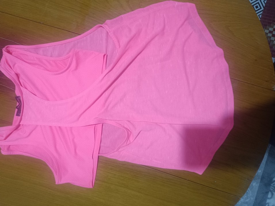 Baskılı Pembe Kız Tişörtü - Görsel 4