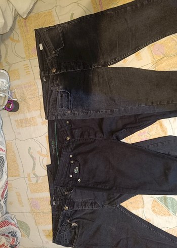 Düğmeli Siyah Erkek Slim Fit Jean - Görsel 3