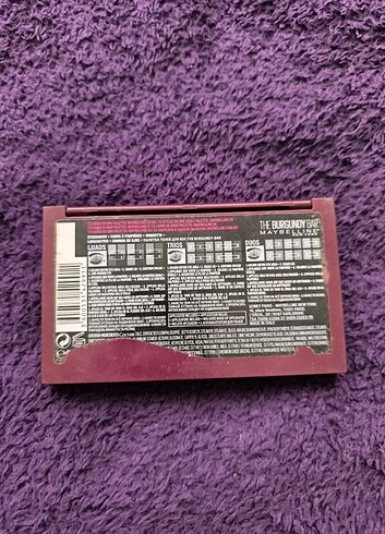 Maybelline Maybelline The Burgundy Bar Far Paleti