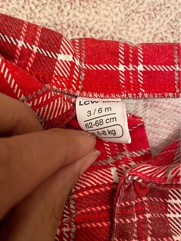 3 Ay Beden kırmızı Renk Bebek pijama takımı
