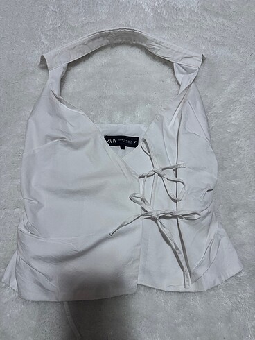 Zara ZARA HALTER BLUZ