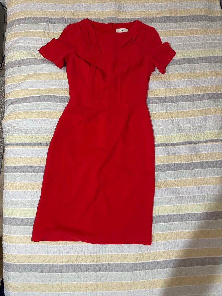 ROMAN MARKA KIRMIZI ELBİSE 36 BEDEN - Görsel 2