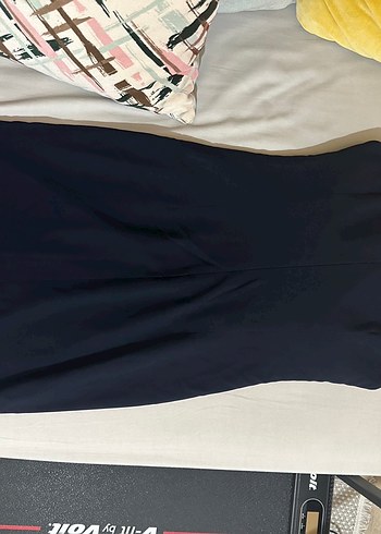 LACİVERT TAŞLI ABİYE DİZ BOYU DAYI BUTİK - Görsel 3