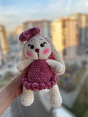 Diğer Amigurumi kadife tavşan