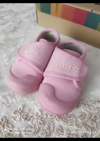 Vicco Kız Bebek İlk Adım Ayakkabısı Pembe