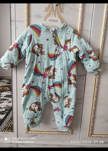 Renkli Tie-Dye Desenli Bebek Tulumu