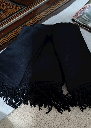 Bordo Kadın İpek Görünümlü Bohem Şal - Görsel 2