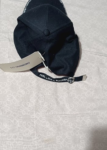 Kemer Detaylı Siyah Kadın Şapka - Görsel 2