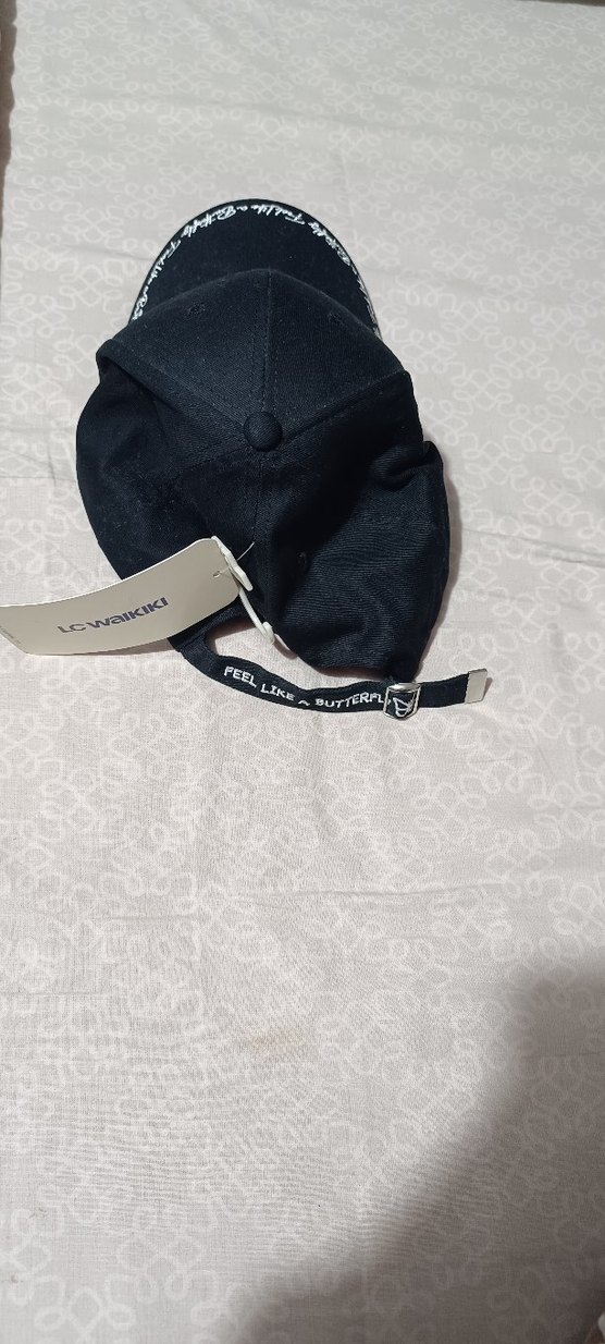 Kemer Detaylı Siyah Kadın Şapka - Görsel 2