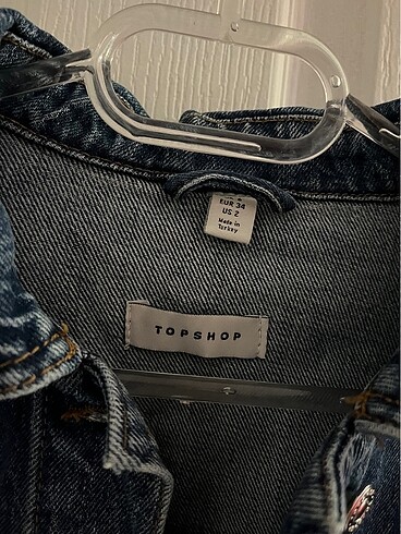 34 Beden Jean ceket