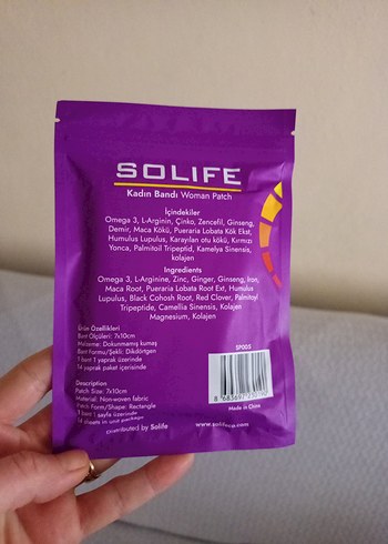 SOLIFE Kadın Bandı 14'lü Paket - Görsel 2