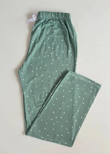 Diger Yeşil Puantiyeli Uzun Pijama Altı
