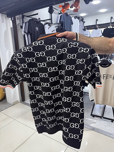 l/xl Beden Gucci Polo yaka Tshirt