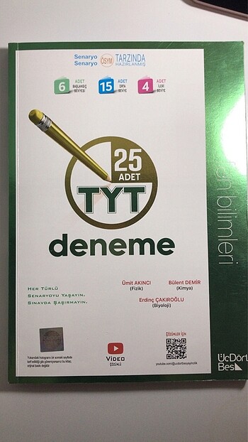tyt fen bilimleri deneme