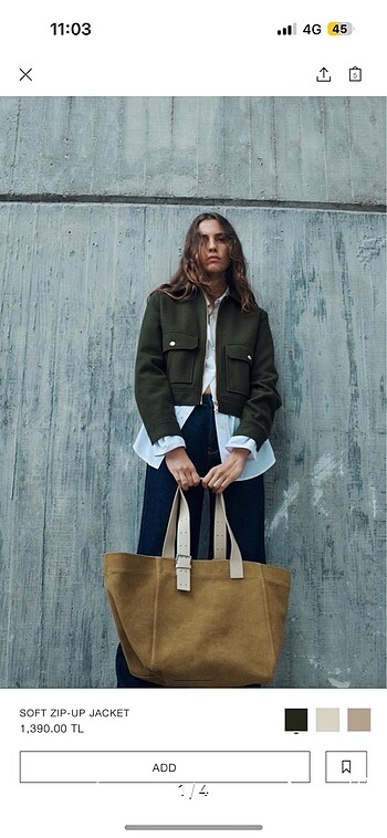 Zara Soft Ceket