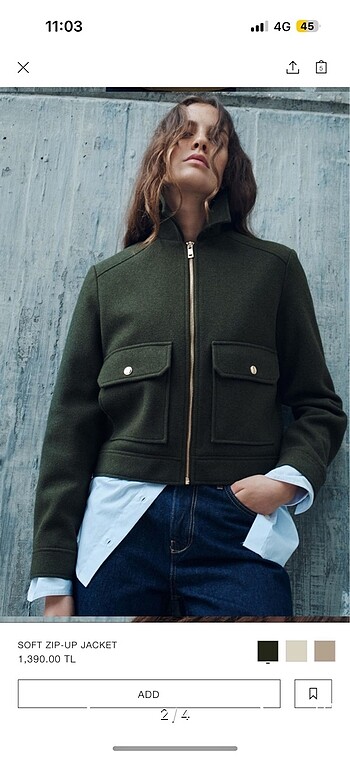 Zara Zara Soft Ceket