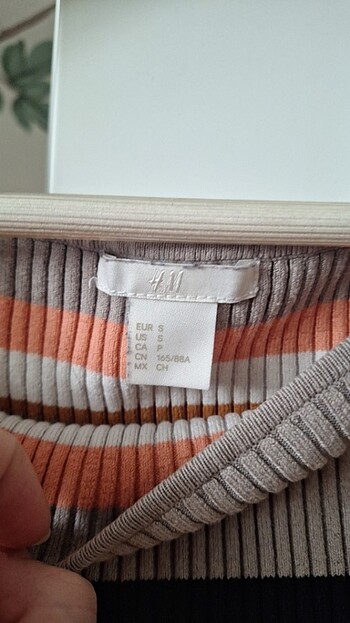 H&M H&m kayık yaka triko bluz