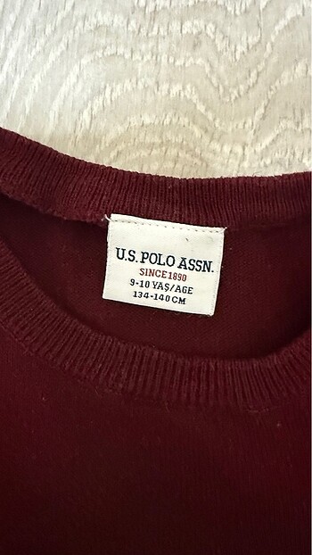 U.S Polo Assn. 9-10 yaş erkek çocuk triko