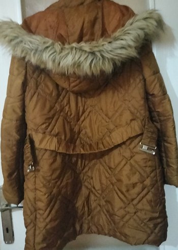 Siyah Midi Kadın Kaban - Görsel 4