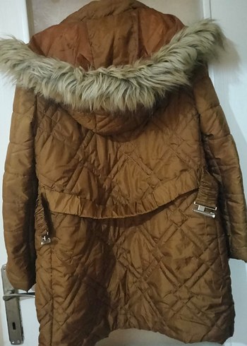 Siyah Midi Kadın Kaban - Görsel 3