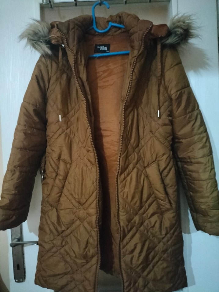 Siyah Midi Kadın Kaban - Görsel 2