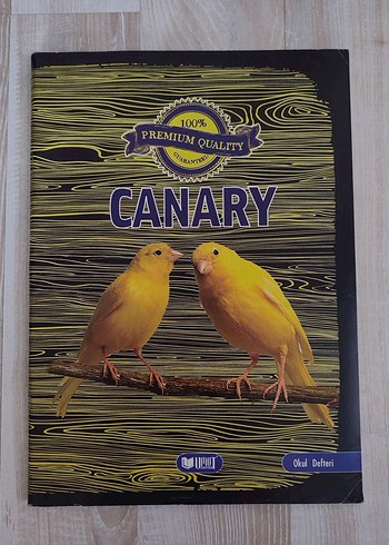 Canary Premium Kalite Okul Defteri