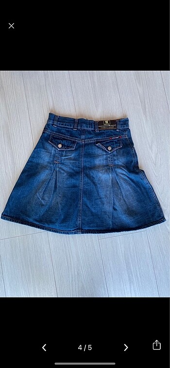 m Beden vintage tasarım kot etek