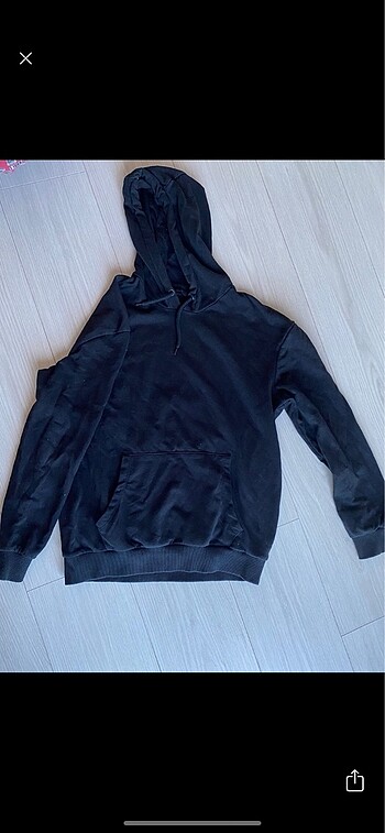 basic siyah sweatshirt