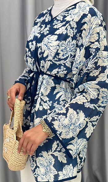 keten desenli kimono