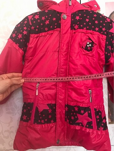 5 Yaş Beden pembe Renk Çocuk mont