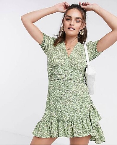 STRADİVARİUS ELBİSE - Görsel 3