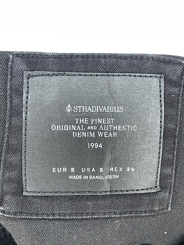 s Beden siyah Renk Stradivarius Kot Ceket %70 İndirimli.