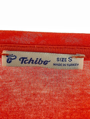 s Beden turuncu Renk Tchibo Kısa Elbise %70 İndirimli.