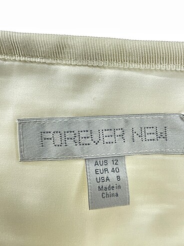 40 Beden beyaz Renk Forever New Mini Elbise %70 İndirimli.