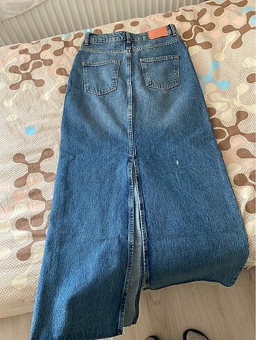 xs Beden Zara uzun kot etek