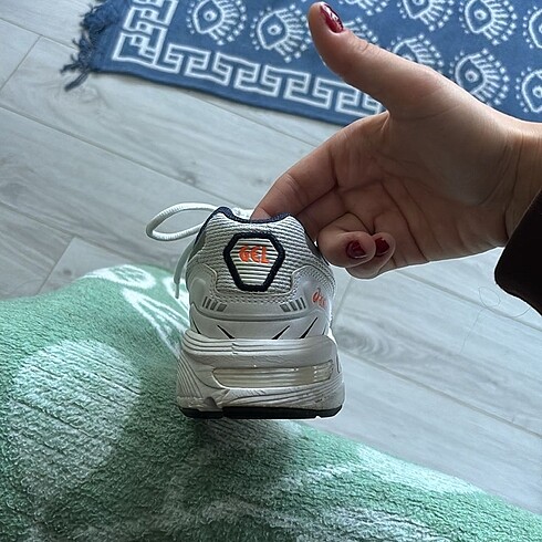 38,5 Beden lacivert Renk ASİCS GEL 1090 UNİSEX BEYAZ/LACİVERT