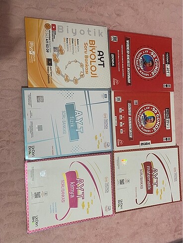 YKS TYT AYT TEST DERS KİTAPLARI