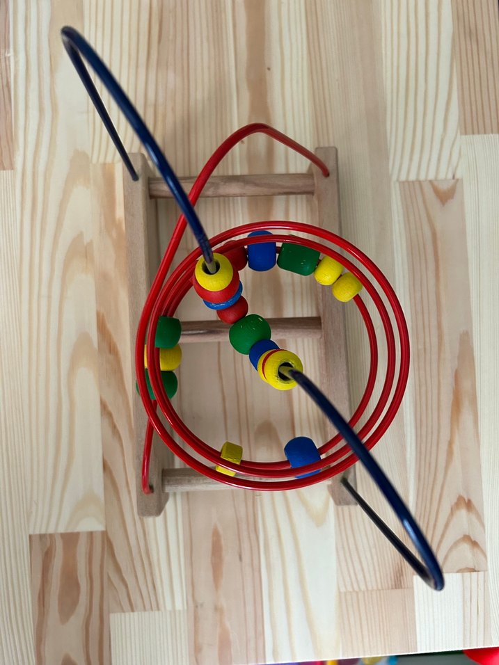 Renkli Ahşap Eğitici Oyuncak - Görsel 3