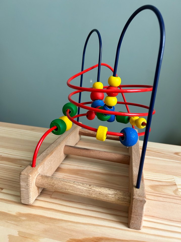 Renkli Ahşap Eğitici Oyuncak - Görsel 2