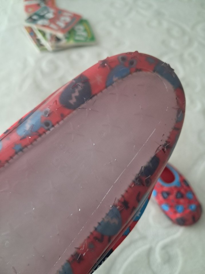 Çocuk Renkli Bağcıksız Kaydırmaz Terlik - Görsel 4