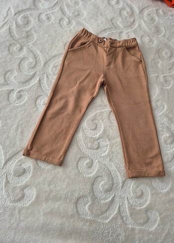 Bej Keten Erkek Bebek Kısa Kollu Takım - Görsel 6